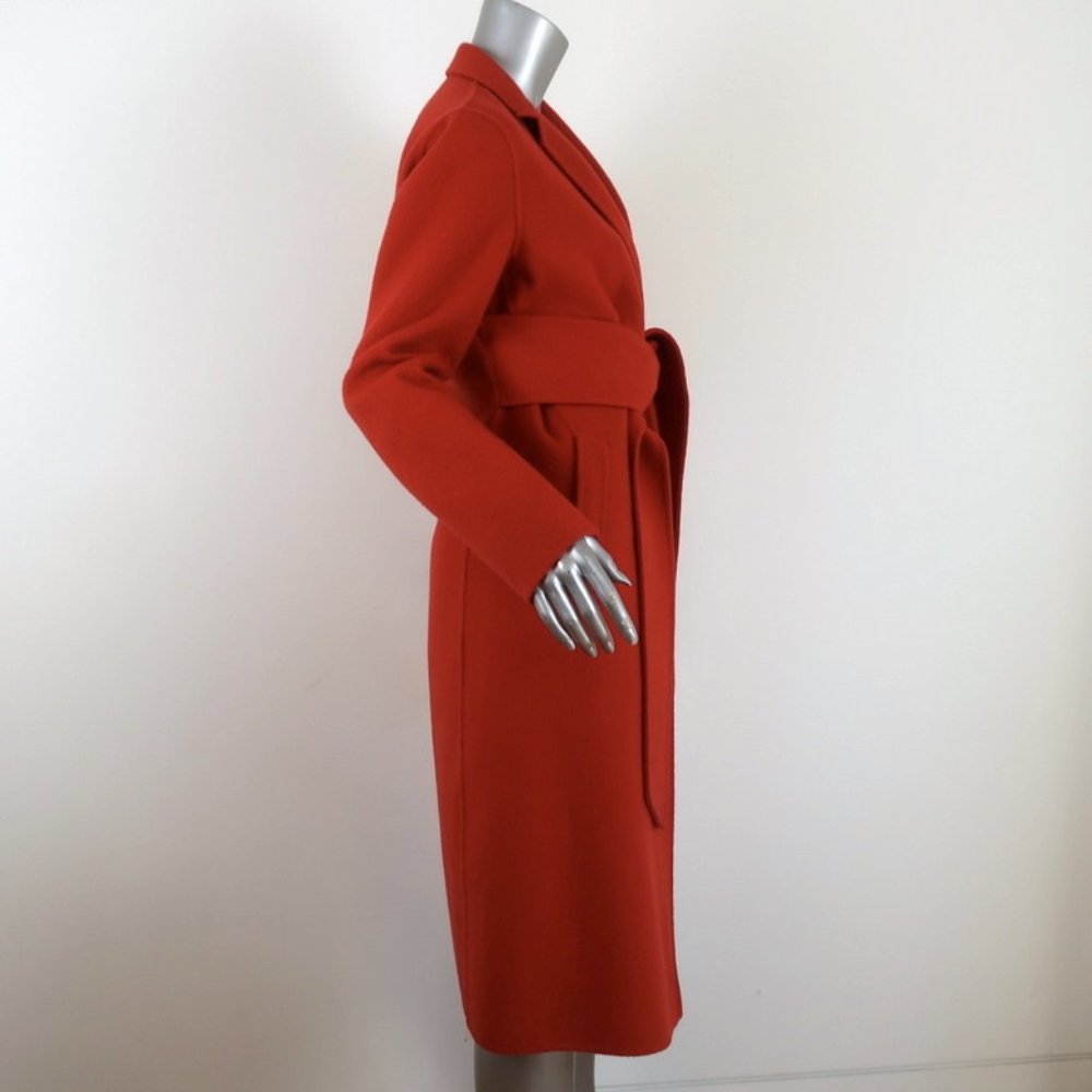 Bottega Veneta Cashmere Coat Terracotta Size 40 - Picture 4 of 8